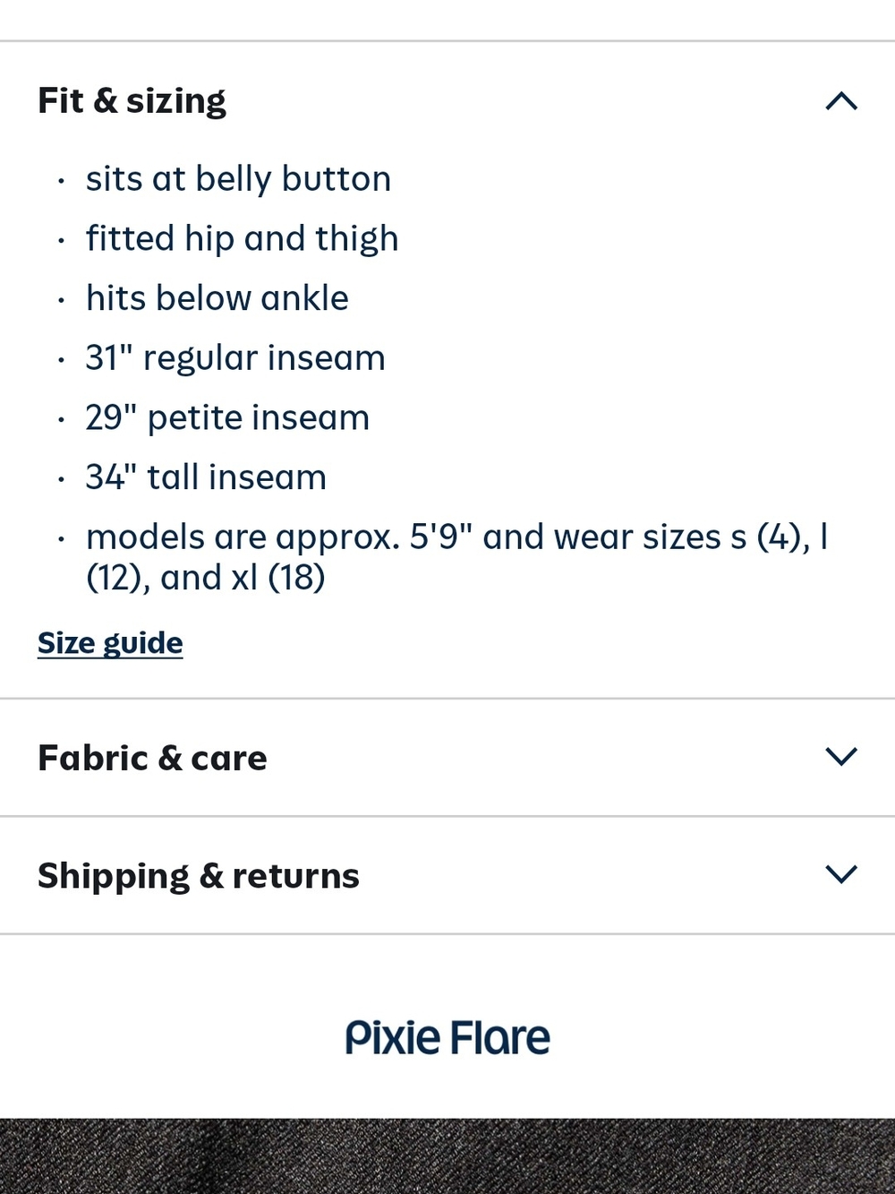 NWT OLD Navy Pixie Flare Petite Pants - Picture 2 of 4